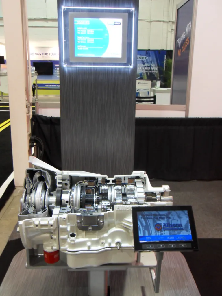 Allison automatic transmission on display