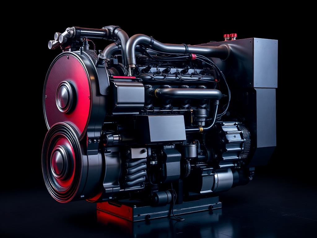 Detroit DD15 commercial truck engine
